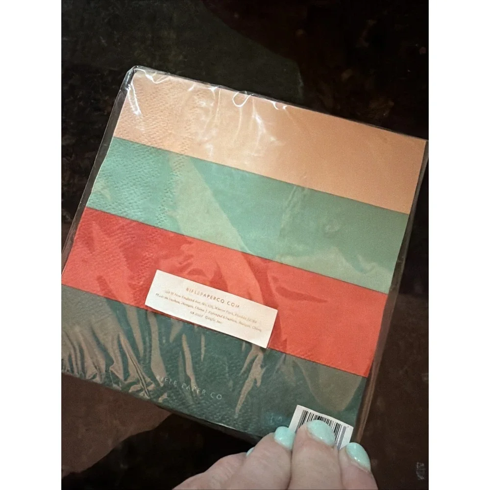 Rifle Paper Co Napkins Set Of 20 New In Package Christmas Cocktail Elegant Party